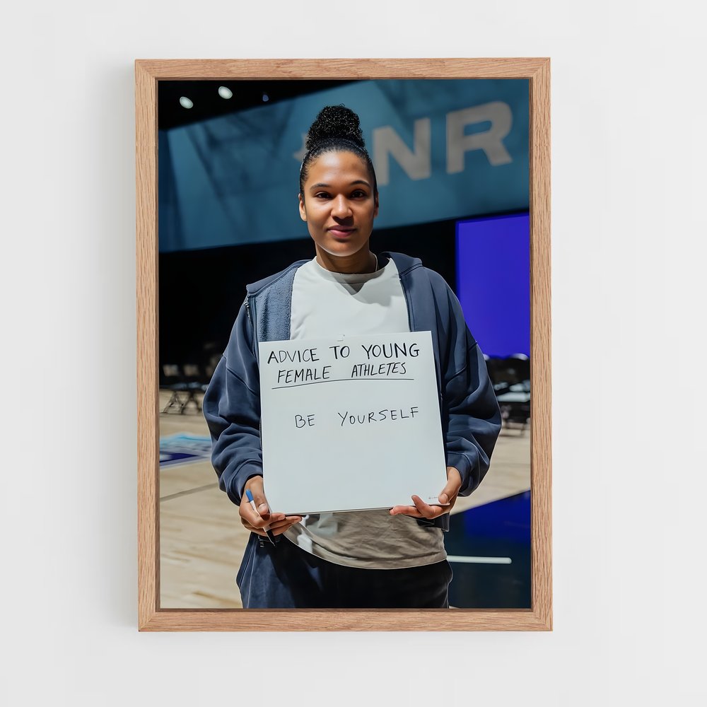 Poster Be Yourself – affiche Basketball (vue 4)